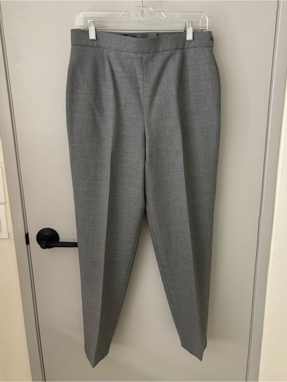 Vintage Escada Sport Gray Wool High Waist Pleated Trousers